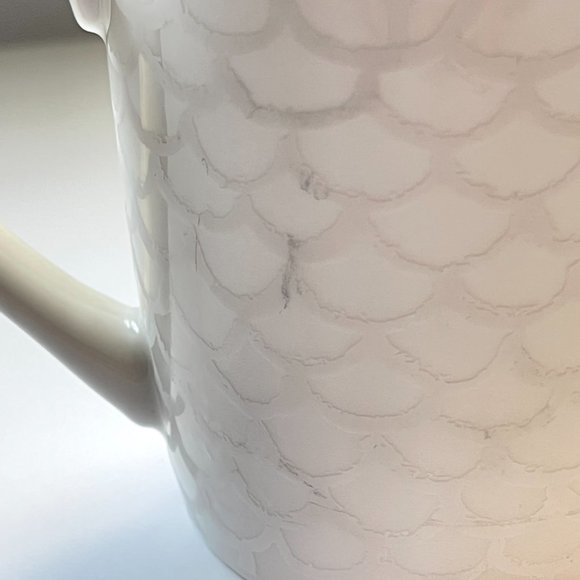 STARBUCKS COFFEE CO TEA MUG CUP 2020 BLACK AND WHITE MERMAID SCALES 10 OZ. - Picture 3 of 4